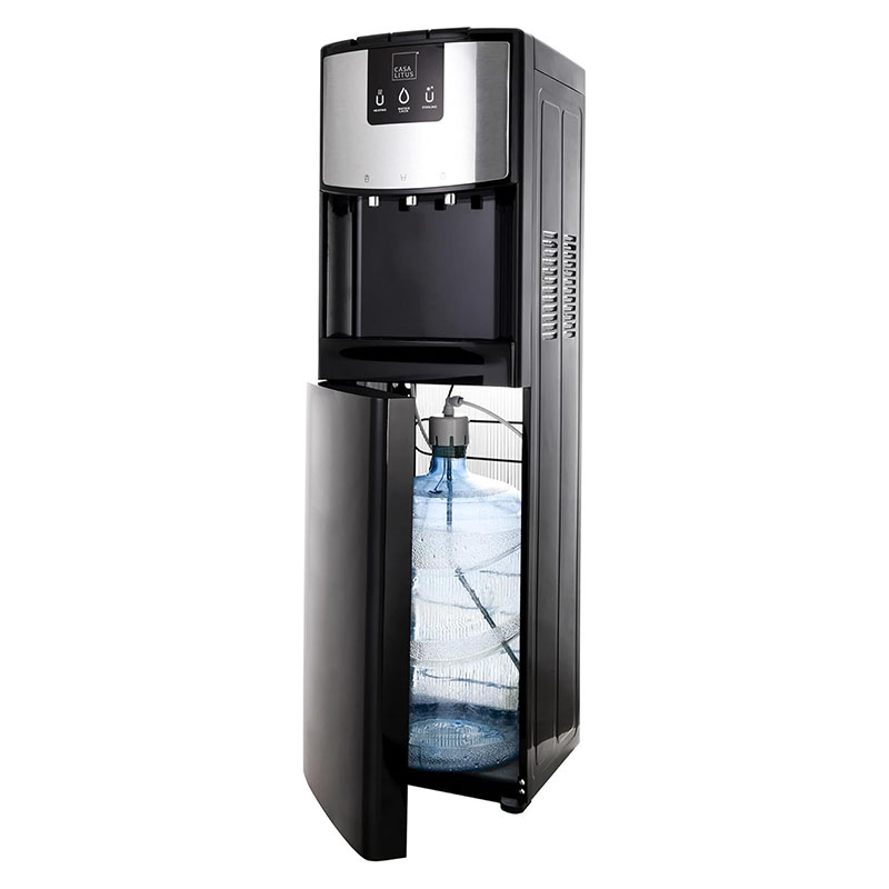 CASA LITUS Dispensador de Agua de Garrafón Oculto, Despachador Eléctrico de Agua Caliente y Fría Compatible con Garrafones de 20 y 11 Litros, 3 Temperaturas: Agua Hirviendo, Helada o Templada