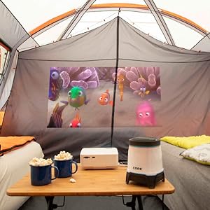 divisor de habitación pantalla de película entretenimiento camping niños camping familia tienda de campaña de techo alto divisor de habitación