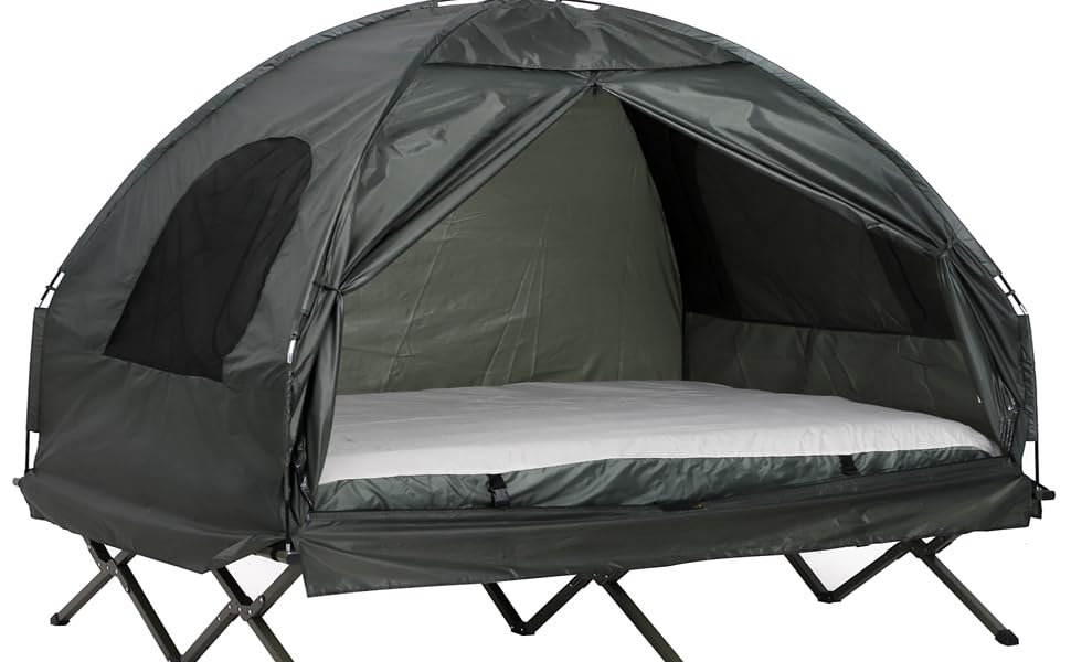 Colchón impermeable de privacidad emergente para adultos del ejército de la combinación de la aventura al aire libre perro