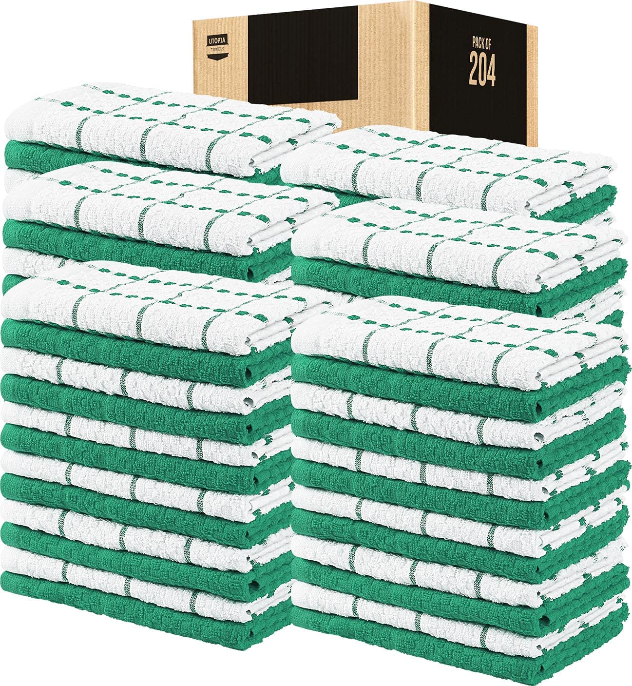 Toallas de cocina (paquete de 12), 15 x 25 pulgadas, 100 % algodón hilado en anillos, súper suaves y absorbentes, juego de toallas de cocina, paños de cocina y toallas de bar (negro)