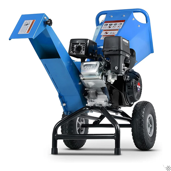 Landworks - Trituradora de madera trituradora de madera resistente, diseño compacto de montaje de rotor de 3 pulgadas de capacidad máxima, alimentado por gas