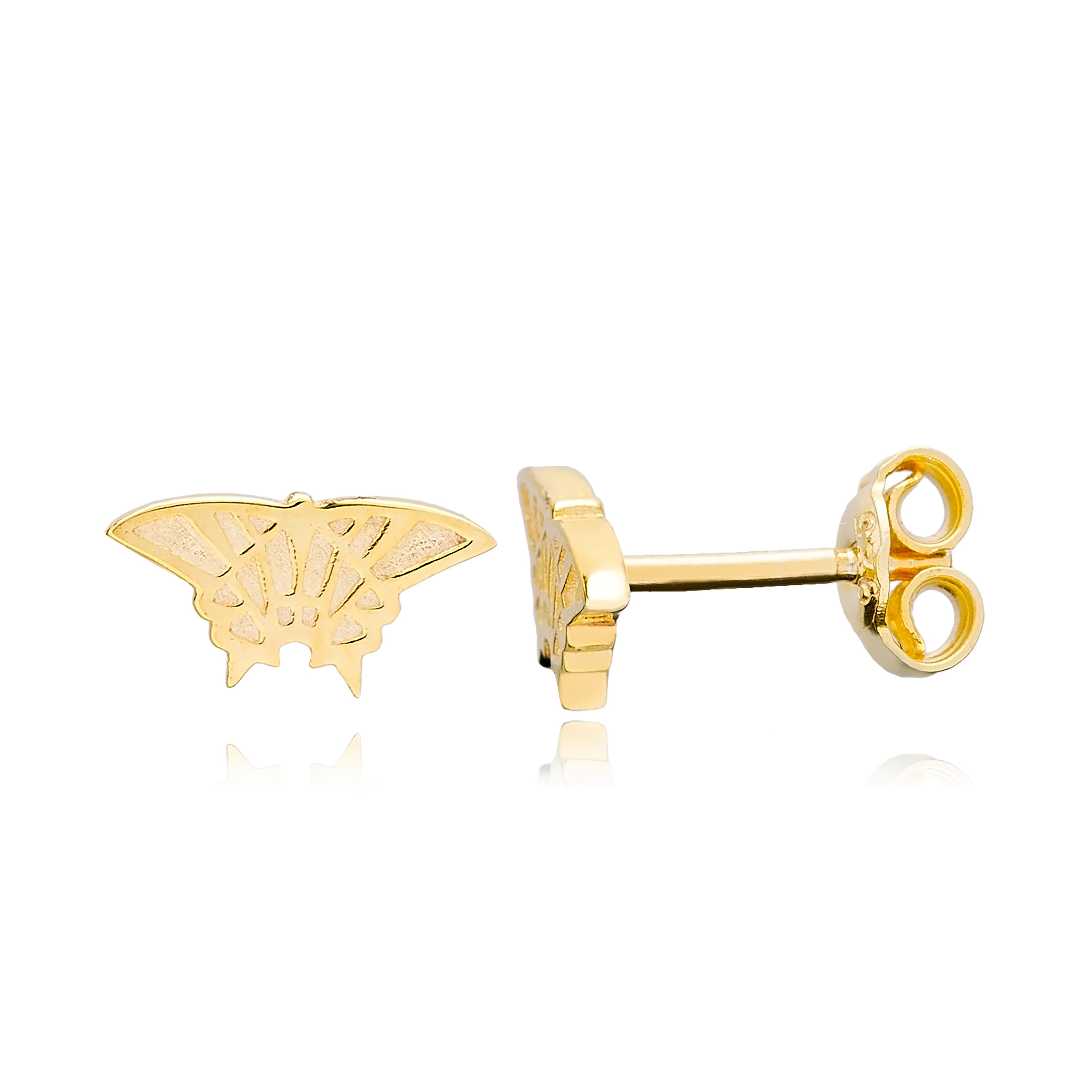 Broqueles Mariposa Déco Baño Oro