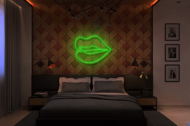 Lips Neon Sign-illusion