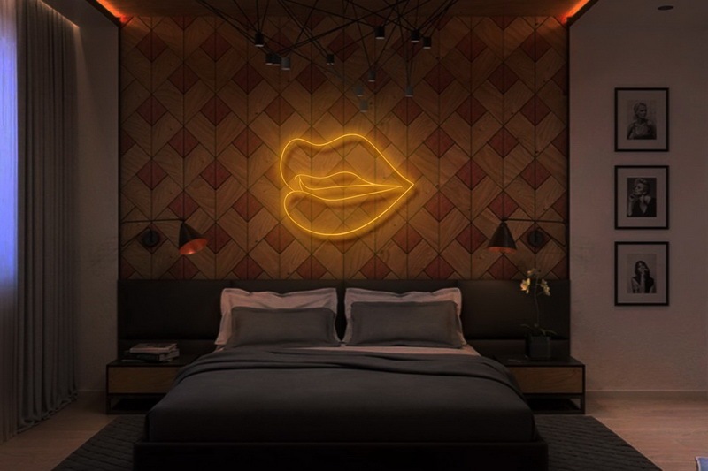 Lips Neon Sign-illusion