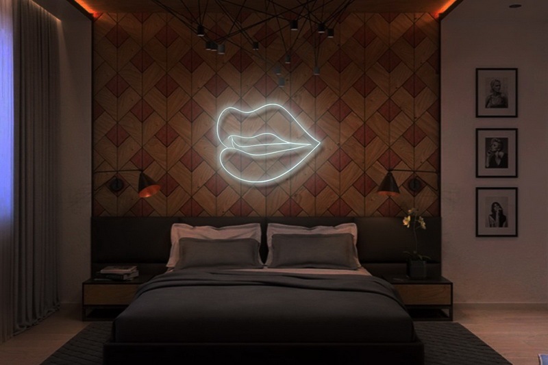 Lips Neon Sign-illusion