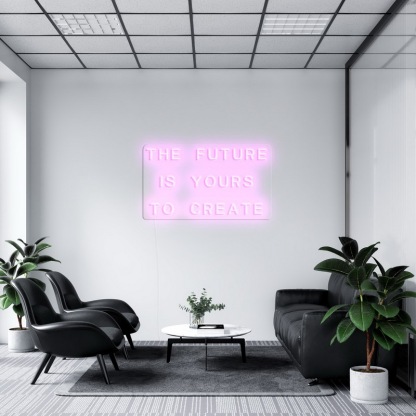 The Future Is Yours Neon Sign-illusion