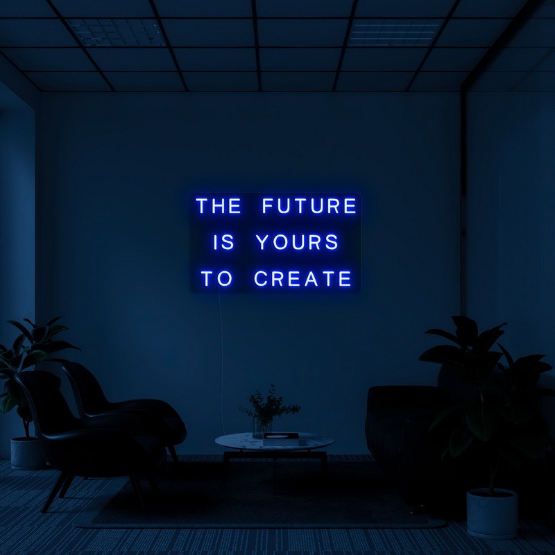 The Future Is Yours Neon Sign-illusion