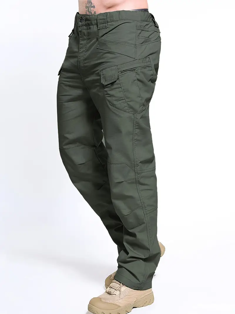 mens pants multi pocket military urban commuting pants details 20