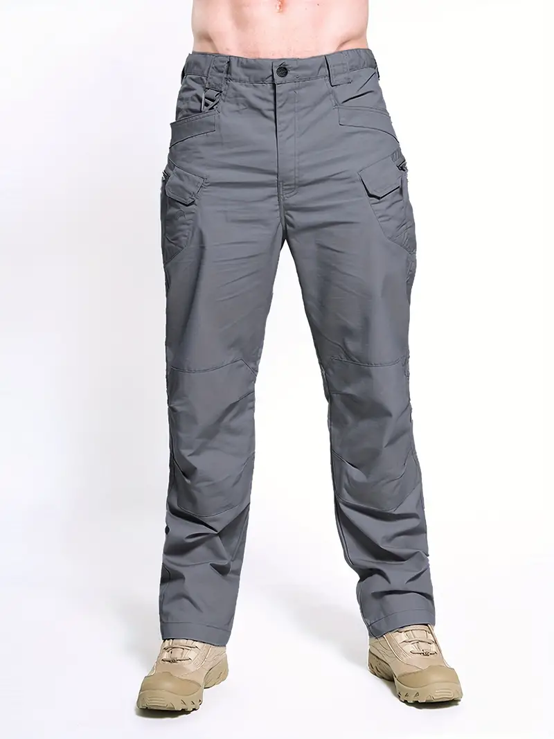 mens pants multi pocket military urban commuting pants details 12