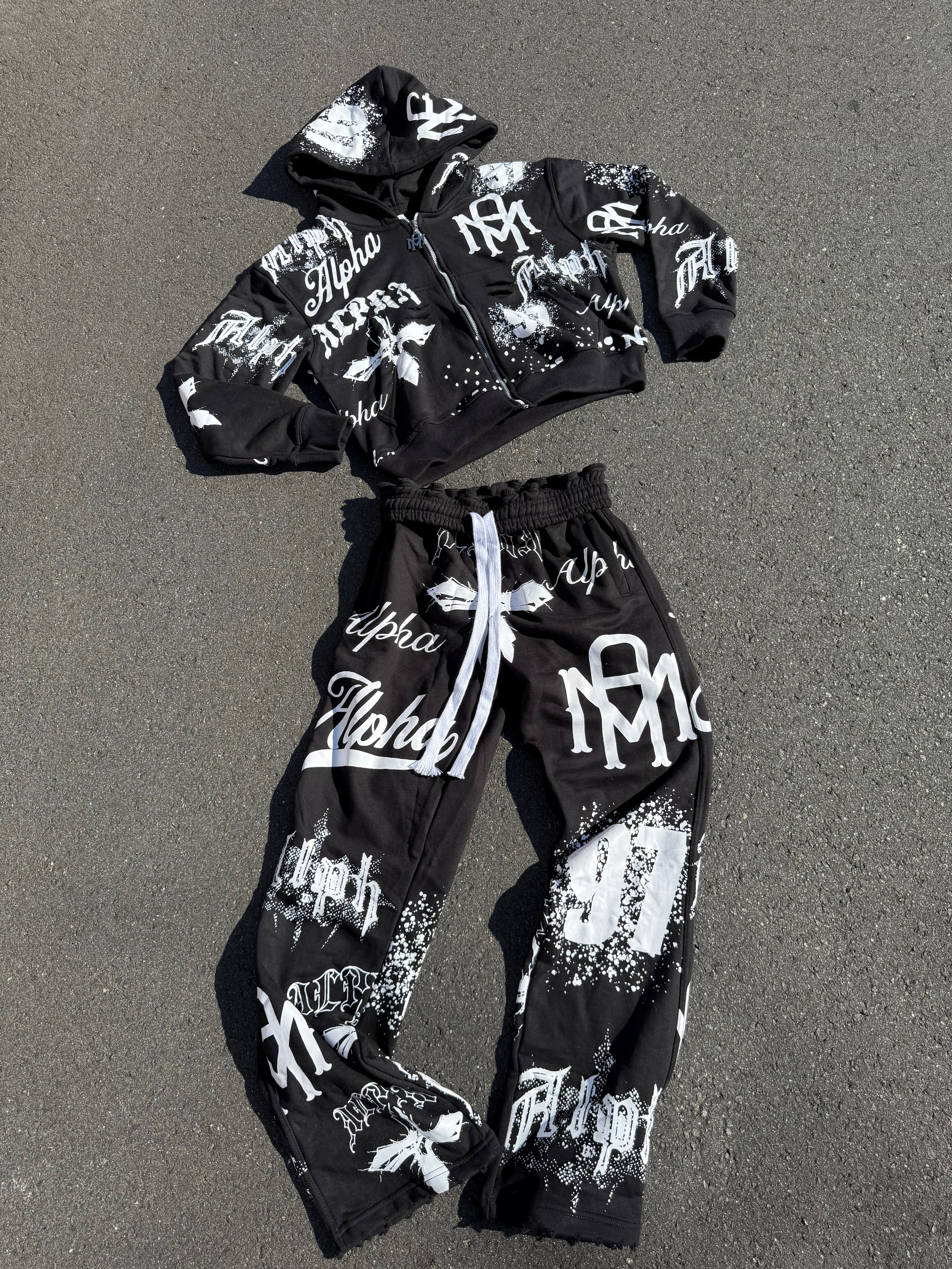 ALPHA TRACK FLARRED SUIT