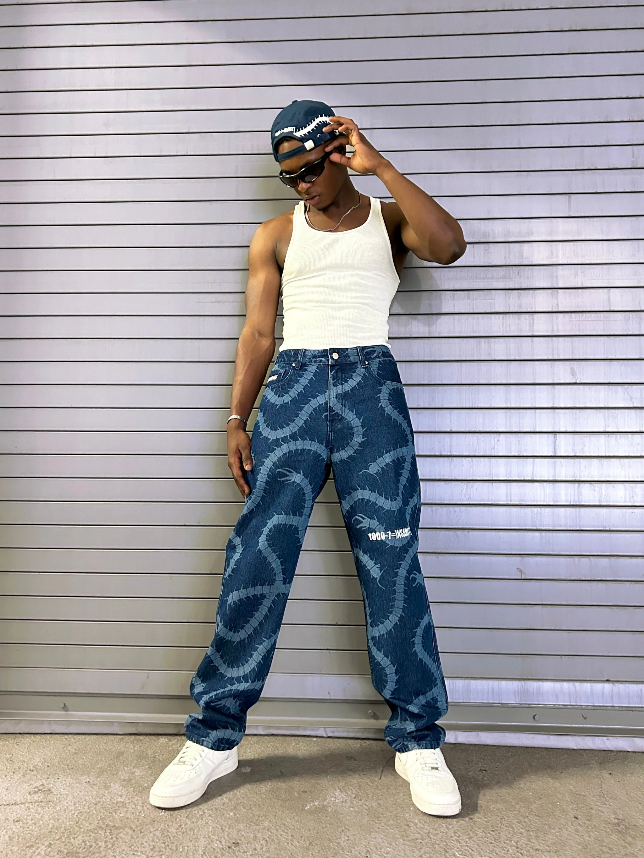 "Phobia" Jeans Black