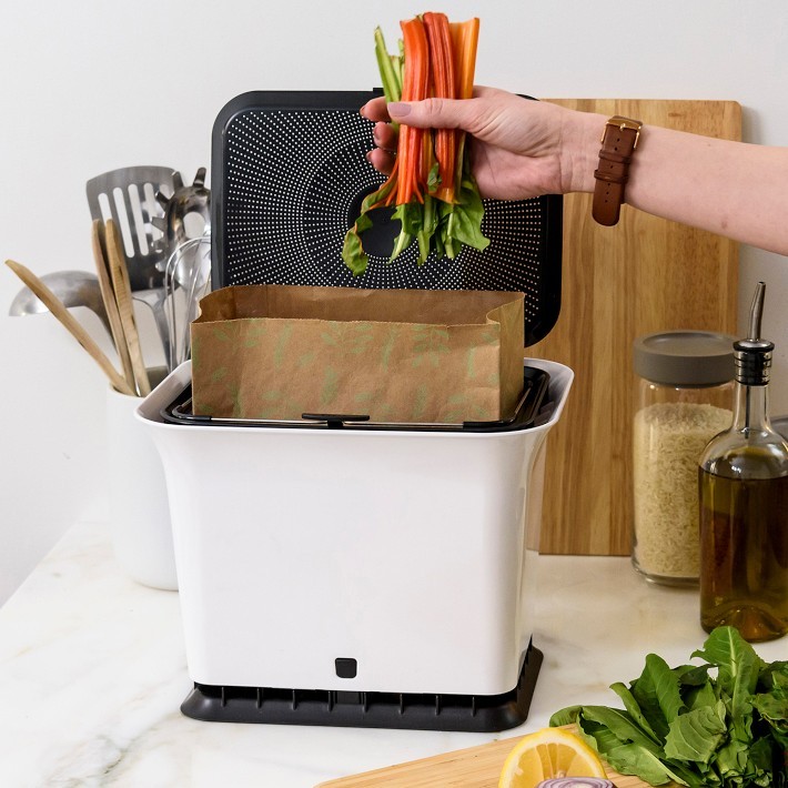 Full Circle Fresh Air OdorFree Kitchen Compost Collector
