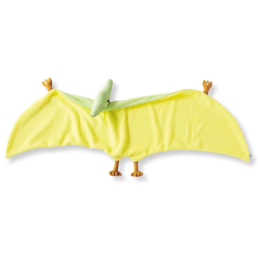 Name Personalized Dinosaur Ultra Plush Fleece Hooded Throw Blanket Cosplay Costume for Kids