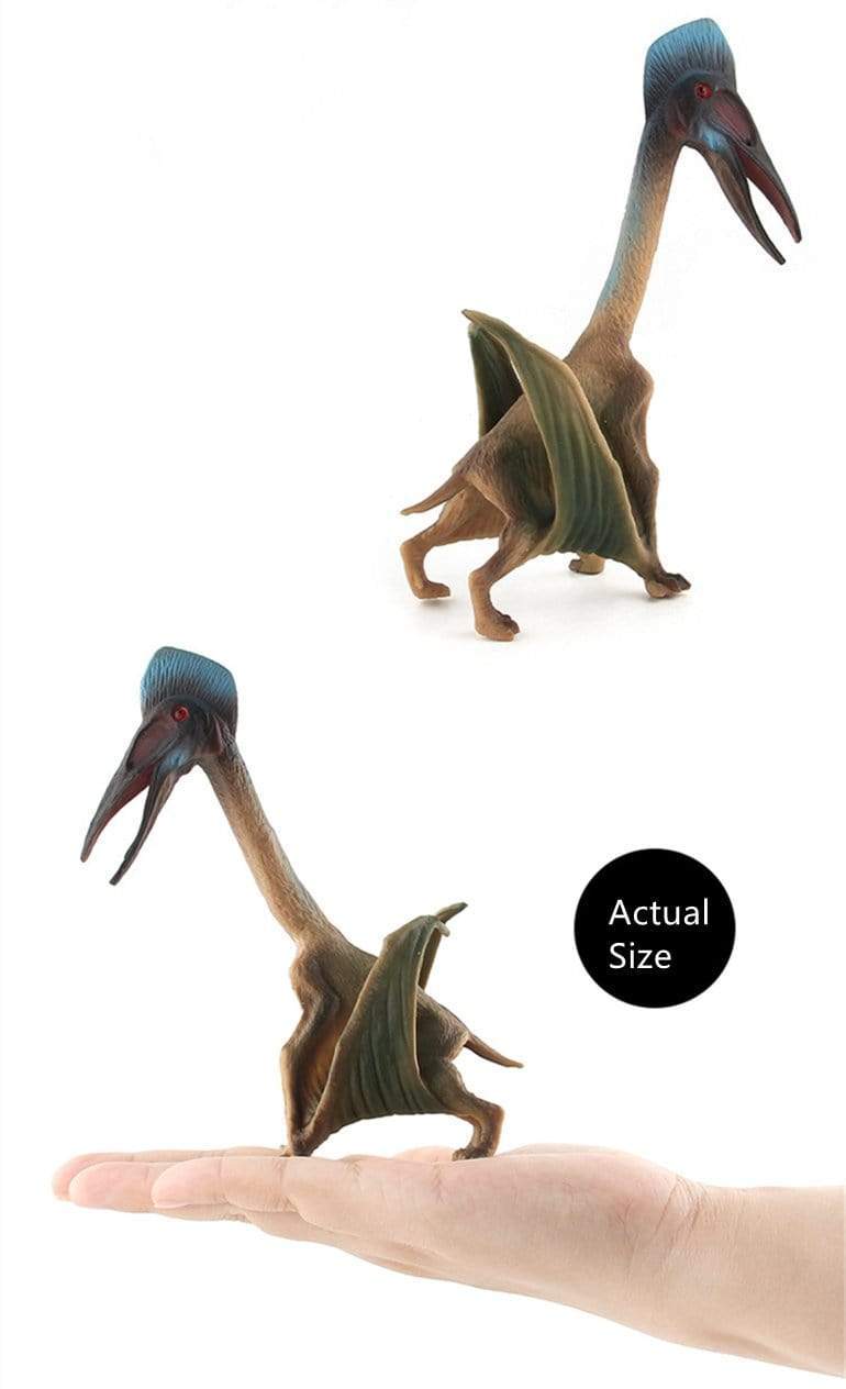 13‘’ Realistic Pterosaur Dinosaur Solid Figure Model Toy Decor with Movable Jaw