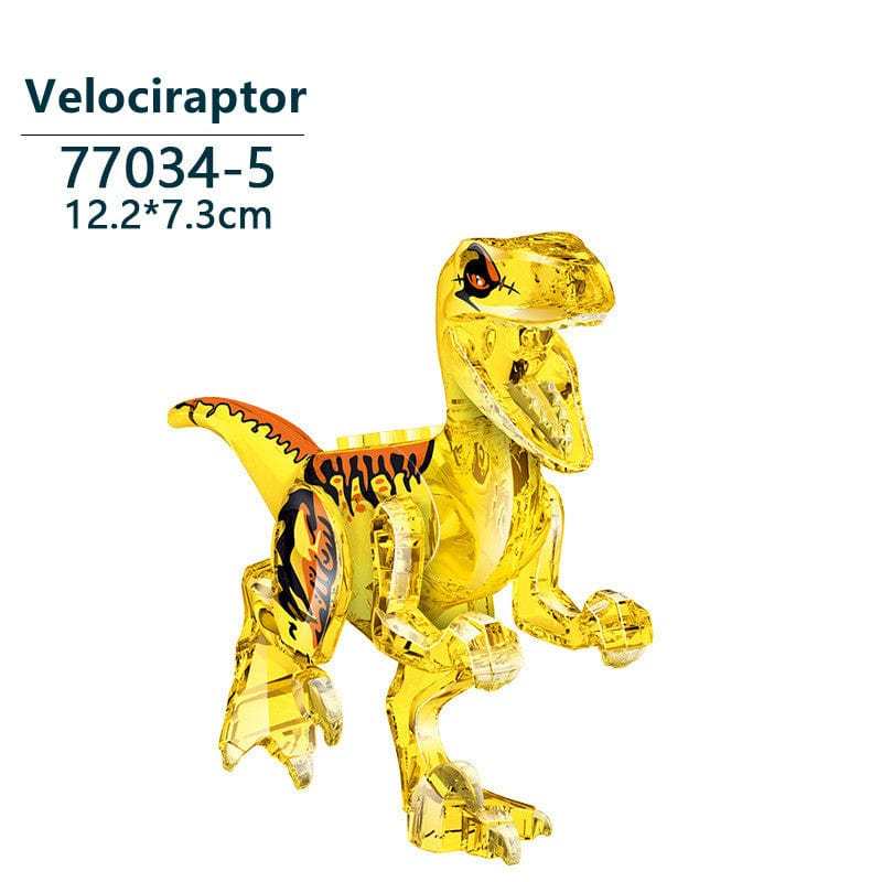 5‘’ Mini Dinosaur Jurassic Theme DIY Action Figures Building Blocks Toy Playsets
