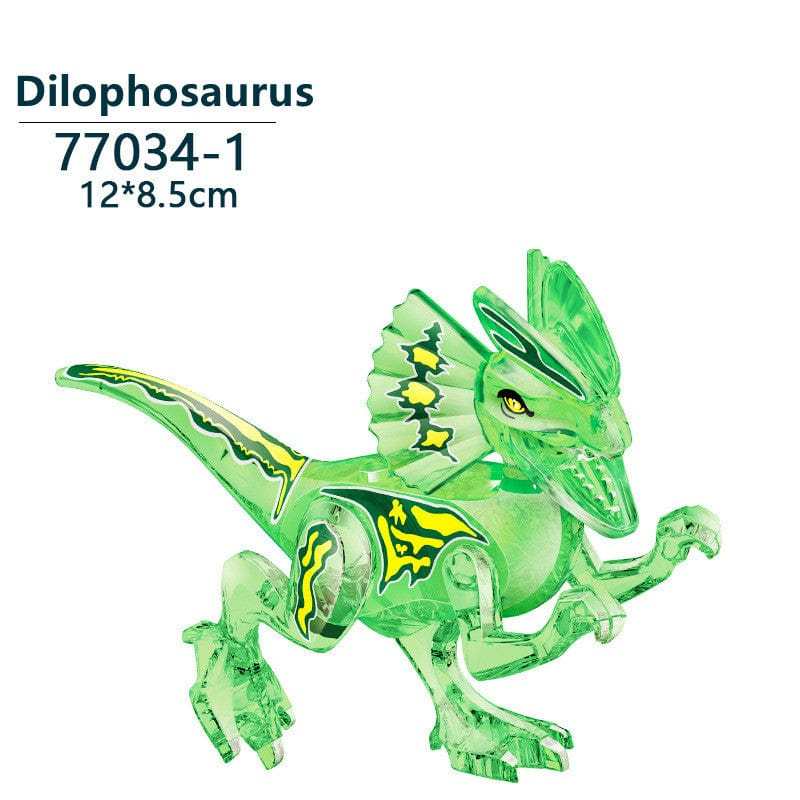 5‘’ Mini Dinosaur Jurassic Theme DIY Action Figures Building Blocks Toy Playsets