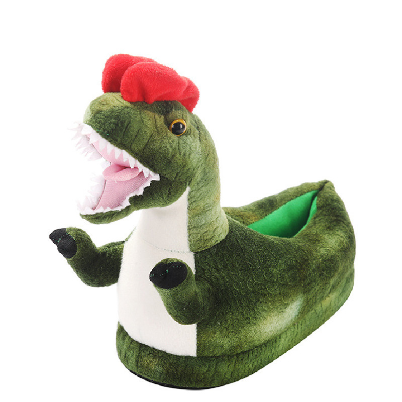 Dinosaur Plush Stuffed Slippers