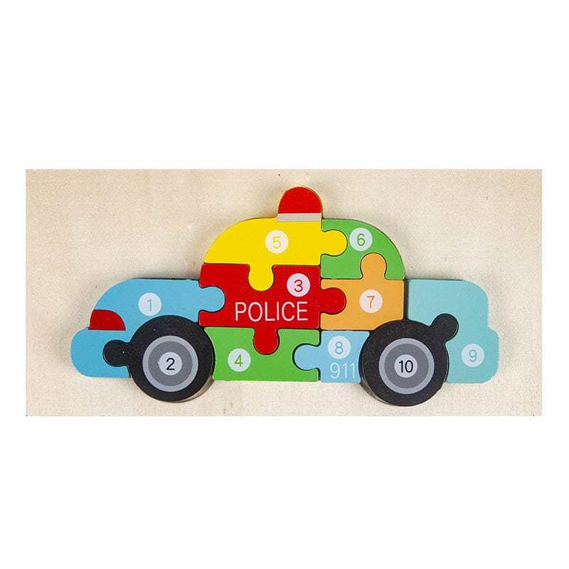 Montessori Wooden Puzzle for Toddlers Brain Teaser Board Early Education Toys