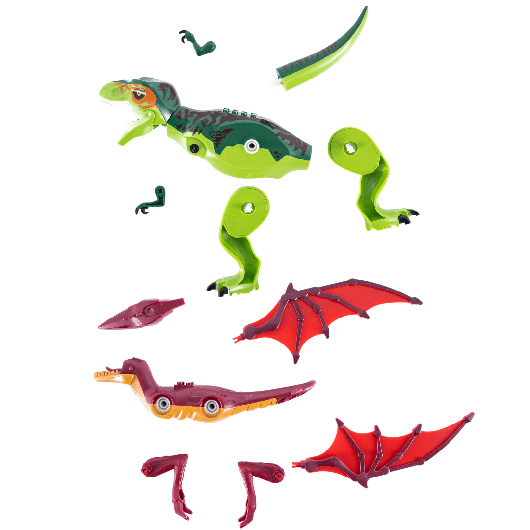 12‘’ Dinosaur Jurassic Theme DIY Action Figures Building Blocks Toy Playsets