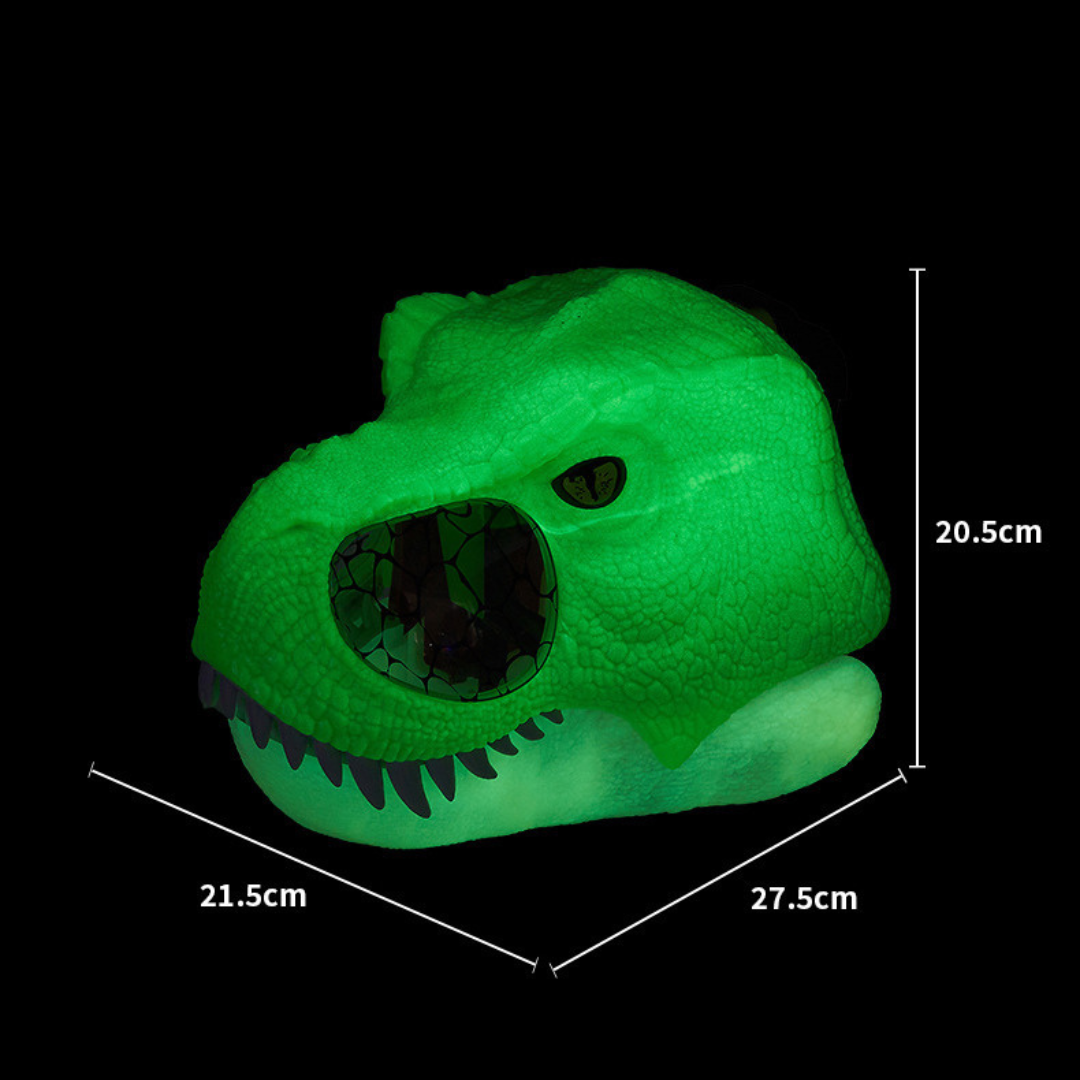 Dinosaur Trex Cosplay Helmet with Light & Sound Effects, Adult & Child Available