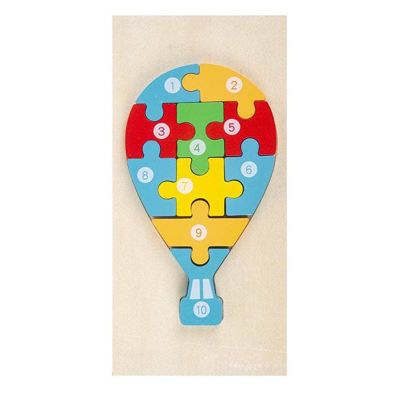 Montessori Wooden Puzzle for Toddlers Brain Teaser Board Early Education Toys
