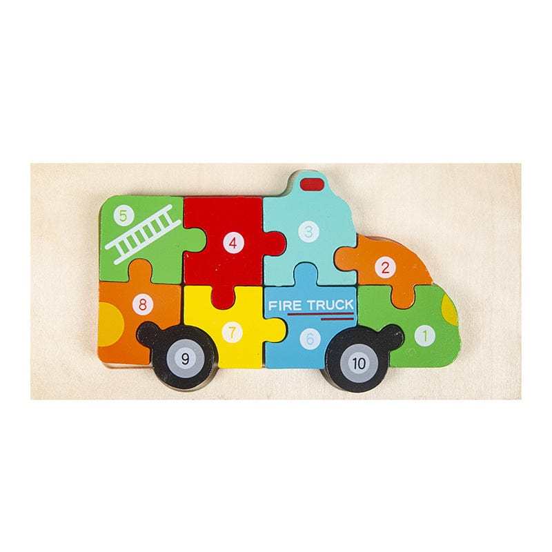 Montessori Wooden Puzzle for Toddlers Brain Teaser Board Early Education Toys