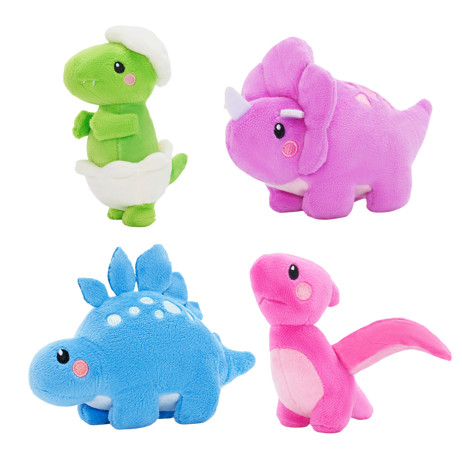 Dinosaur Plush Stuffed Animal with 4 Baby Dinosaur