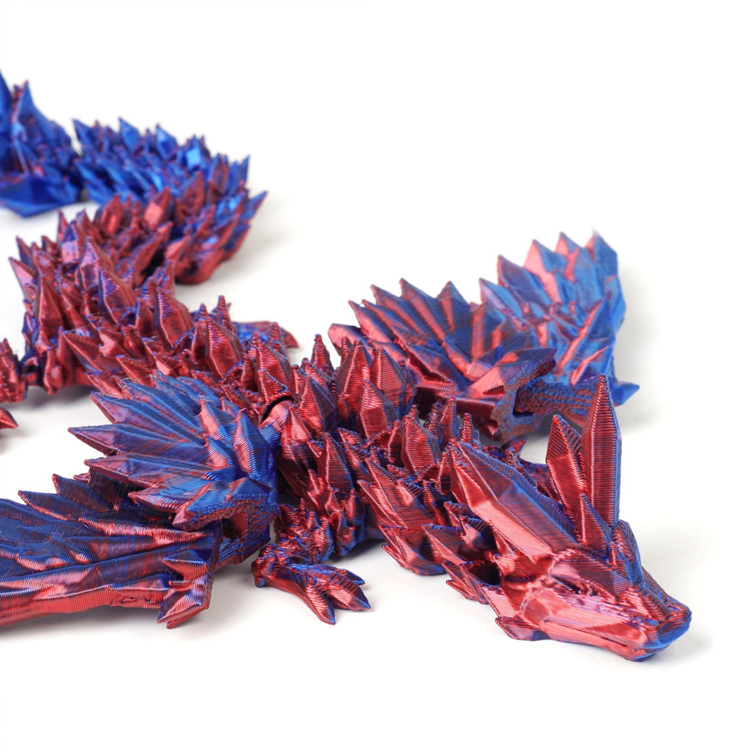 3D Printed Dinosaur Fly Dragon Toy with Movable Joints 