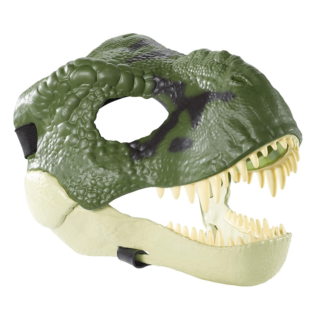 3D PU Dinosaur Dragon Mask Halloween Party Props Costumes Decoration Green Trex