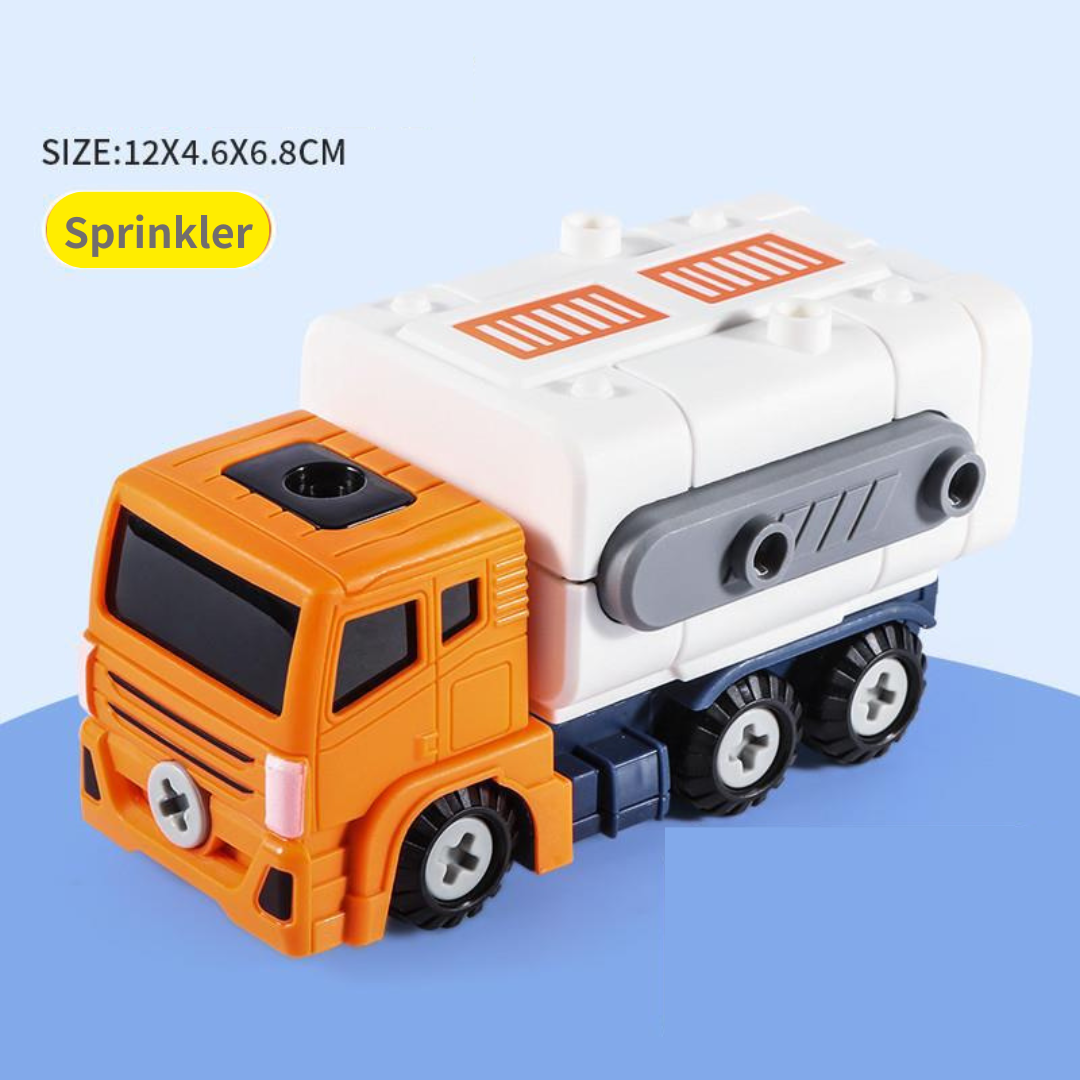 5 In 1 DIY Take Apart Truck Transforming Robot Toy