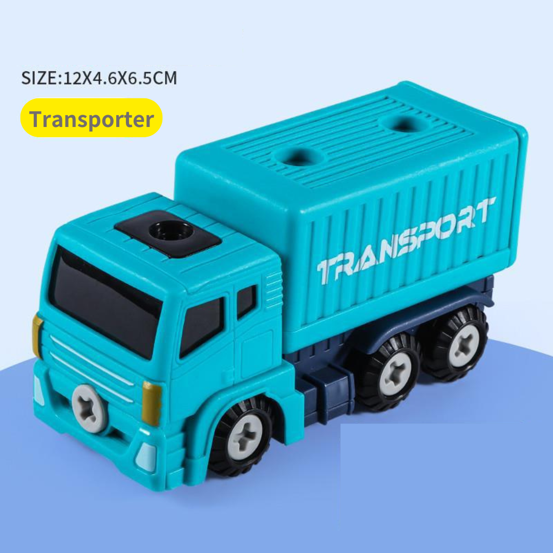 5 In 1 DIY Take Apart Truck Transforming Robot Toy