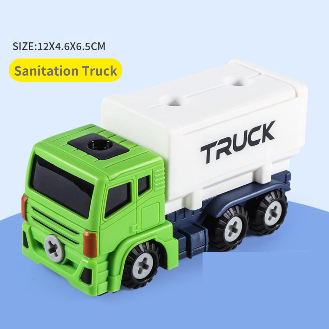 5 In 1 DIY Take Apart Truck Transforming Robot Toy