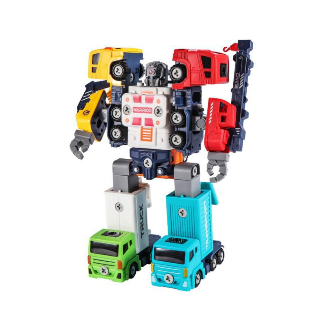 5 In 1 DIY Take Apart Truck Transforming Robot Toy