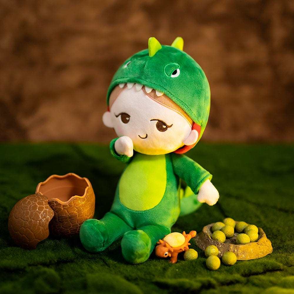 Personalized Name Dinosaur Plush Stuffed Animal Kids Gift Toy