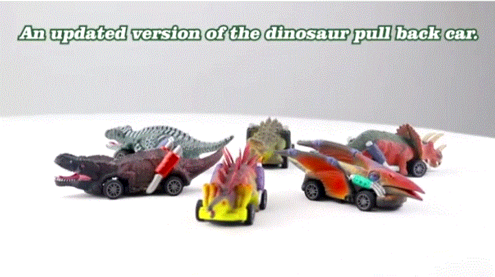 Mini Dinosaur Toy Pull Back Cars Dino Toy Cars for Boys Girls 3-6 Years Old
