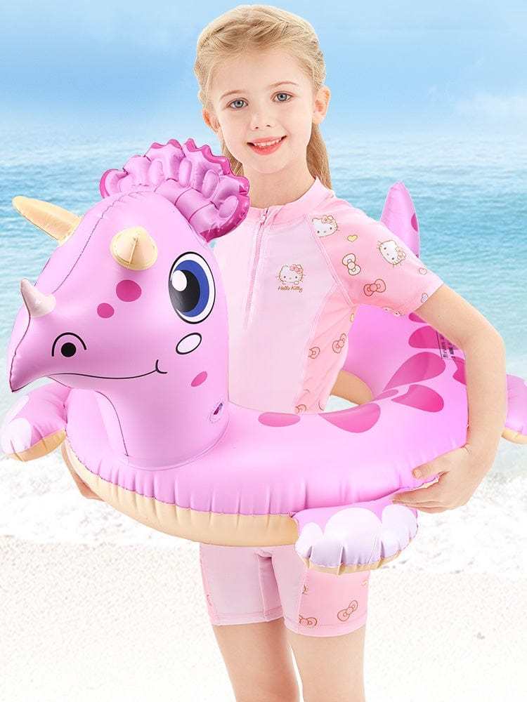 Inflatable Dinosaur Pool Float for Kids Fun Summer T Rex Pool Toys