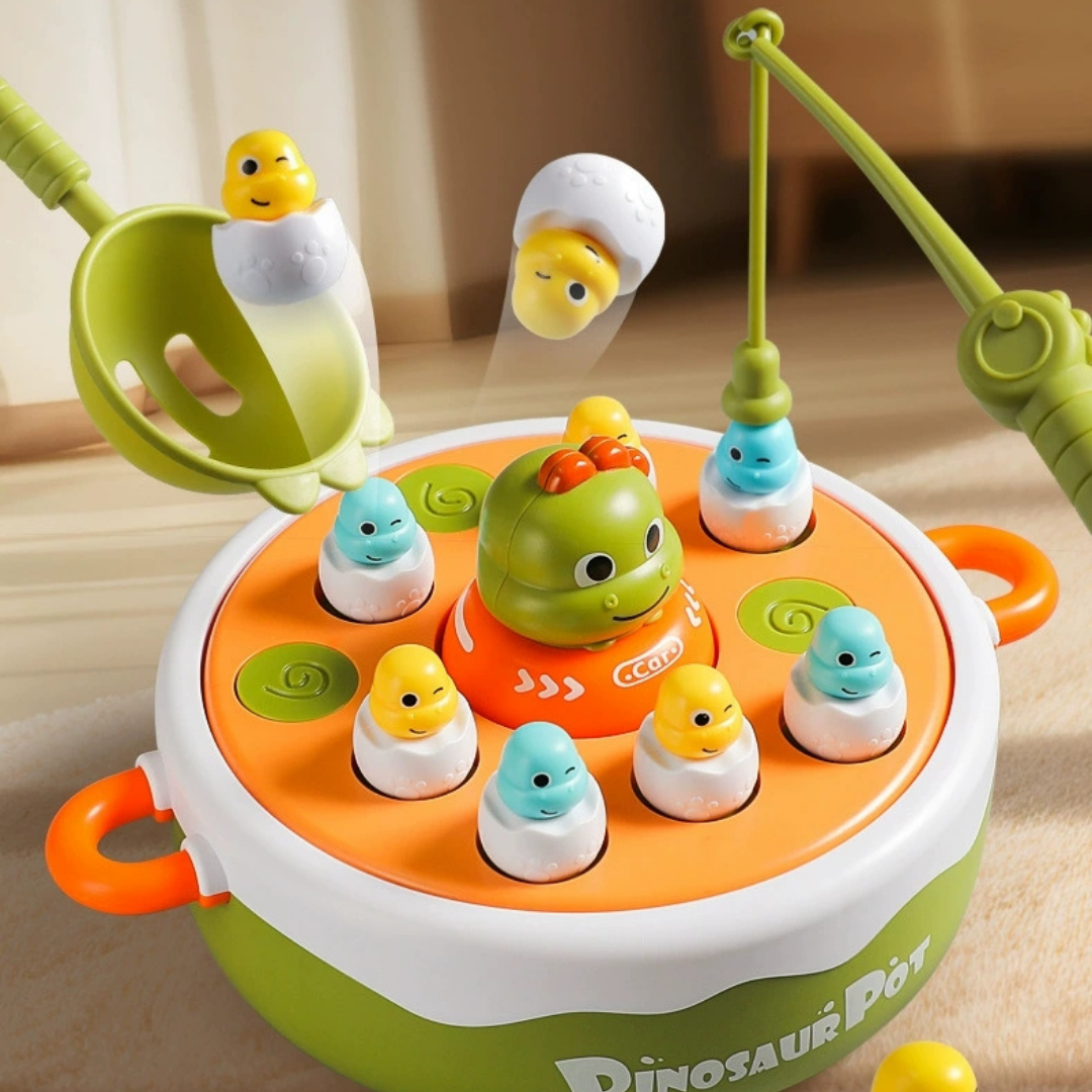 Dinosaur Carousel Electric Turntable Toy 4 in 1 Gameplay