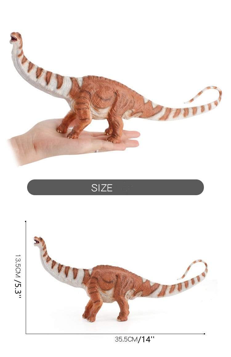 14‘’ Realistic Brontosaurus Dinosaur Solid Figure Model Toy Decor