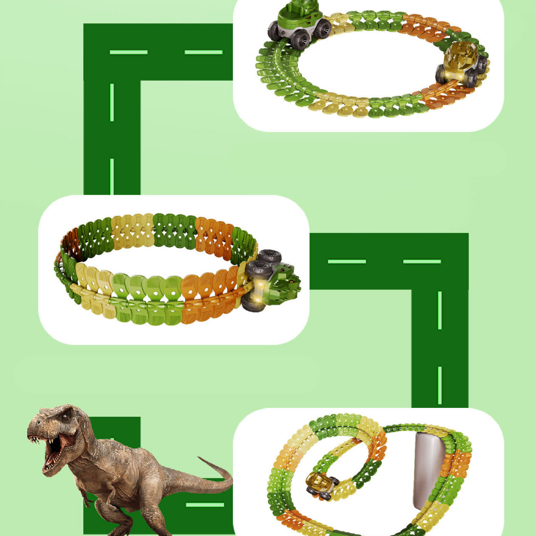Dinosaur Anti-gravity Rail Track Toy Set