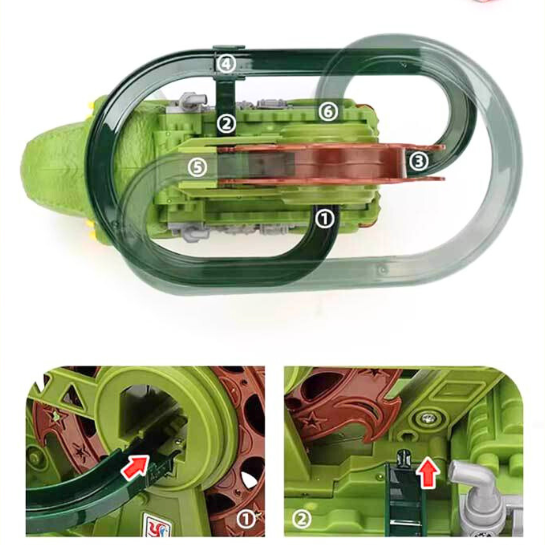 Dinosaur Ferris Wheel Track Truck Car with Light