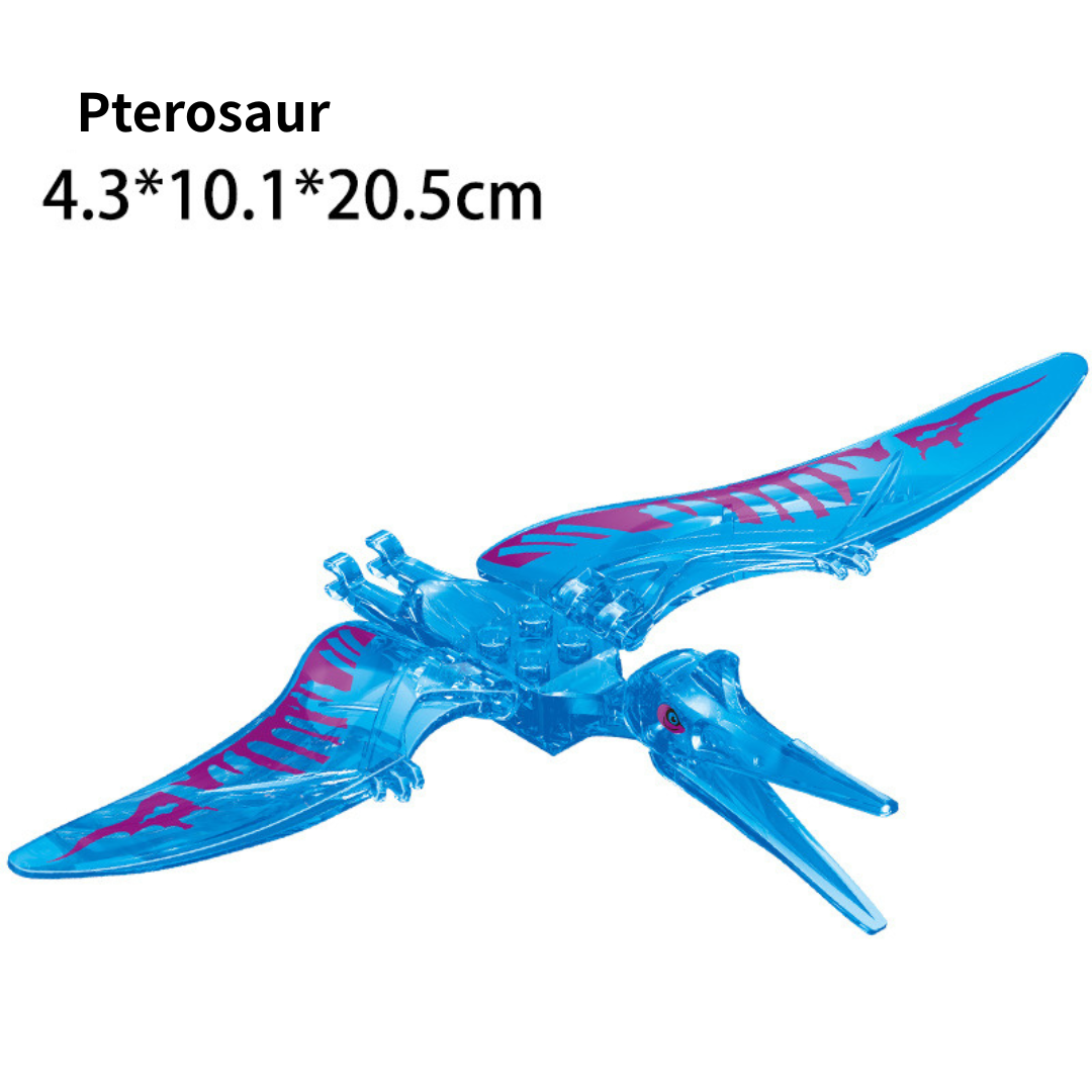 5" Mini Dinosaur Jurassic Theme DIY Action Figures Building Blocks Toy Playsets