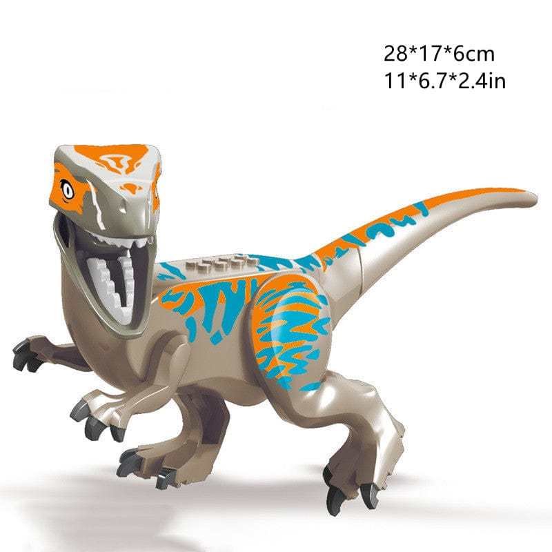 12" Dinosaur Jurassic Theme DIY Action Figures Building Blocks Toy Playsets