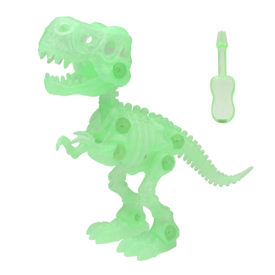 Glow in the Dark Dinosaur DIY Take Apart Fluorescent Skeleton Educational Toy for Kids