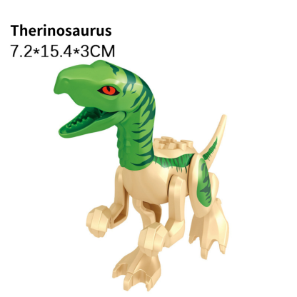 5" Mini Dinosaur Jurassic Theme DIY Action Figures Building Blocks Toy Playsets