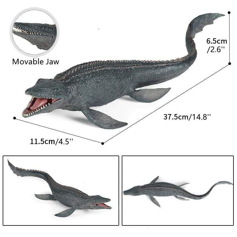 15‘’ Realistic Mosasaurus Dinosaur Solid Action Figure Model Toy Decor