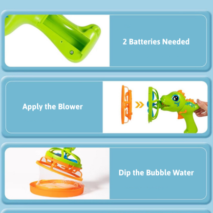 Dinosaur Bubble Blower Toy