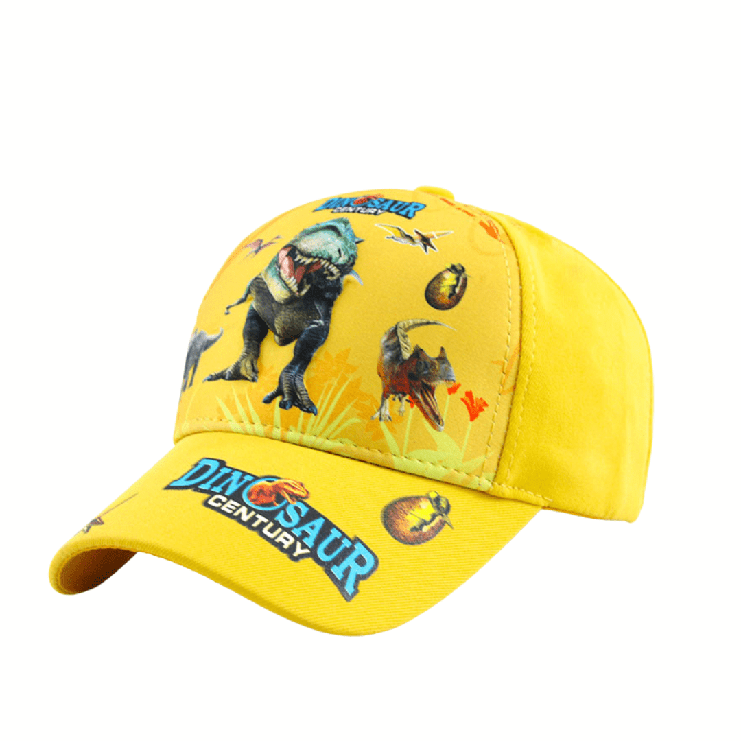 50-54cm Jurassic Theme Dinosaur Baseball Cap Summer Sun Hat for Kids 2-7 Years
