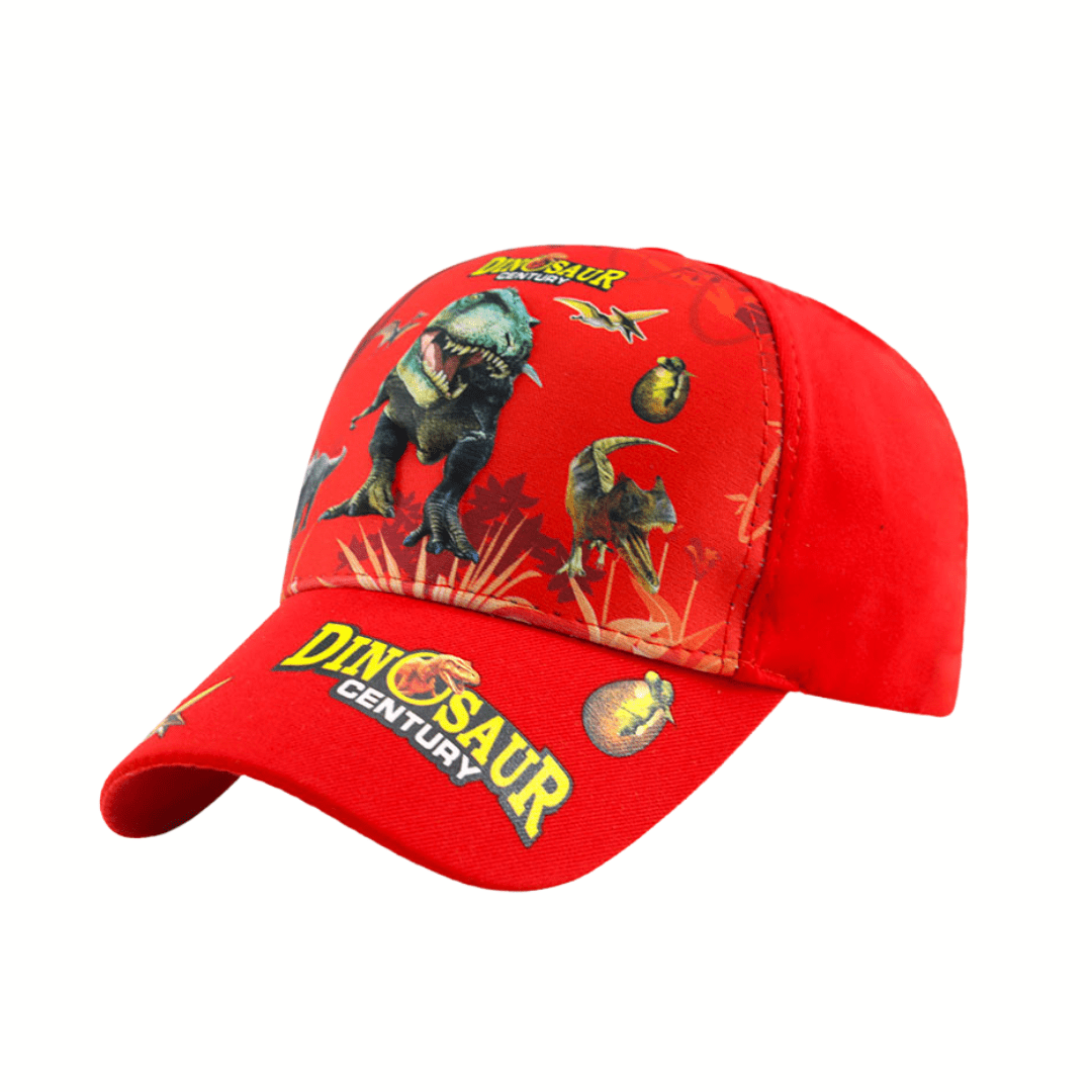 50-54cm Jurassic Theme Dinosaur Baseball Cap Summer Sun Hat for Kids 2-7 Years