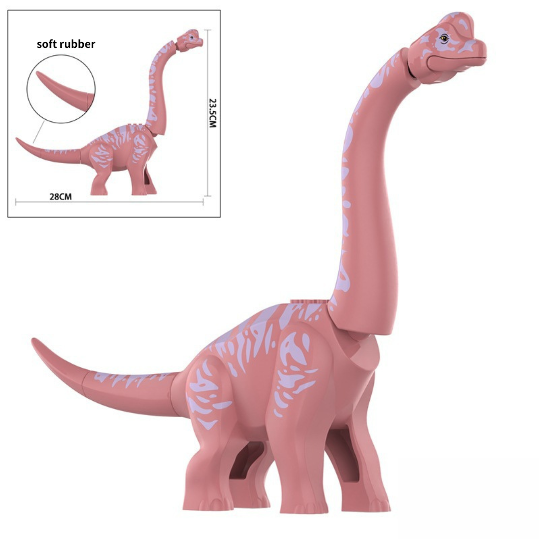 12" Dinosaur Jurassic Theme DIY Action Figures Building Blocks Toy Playsets
