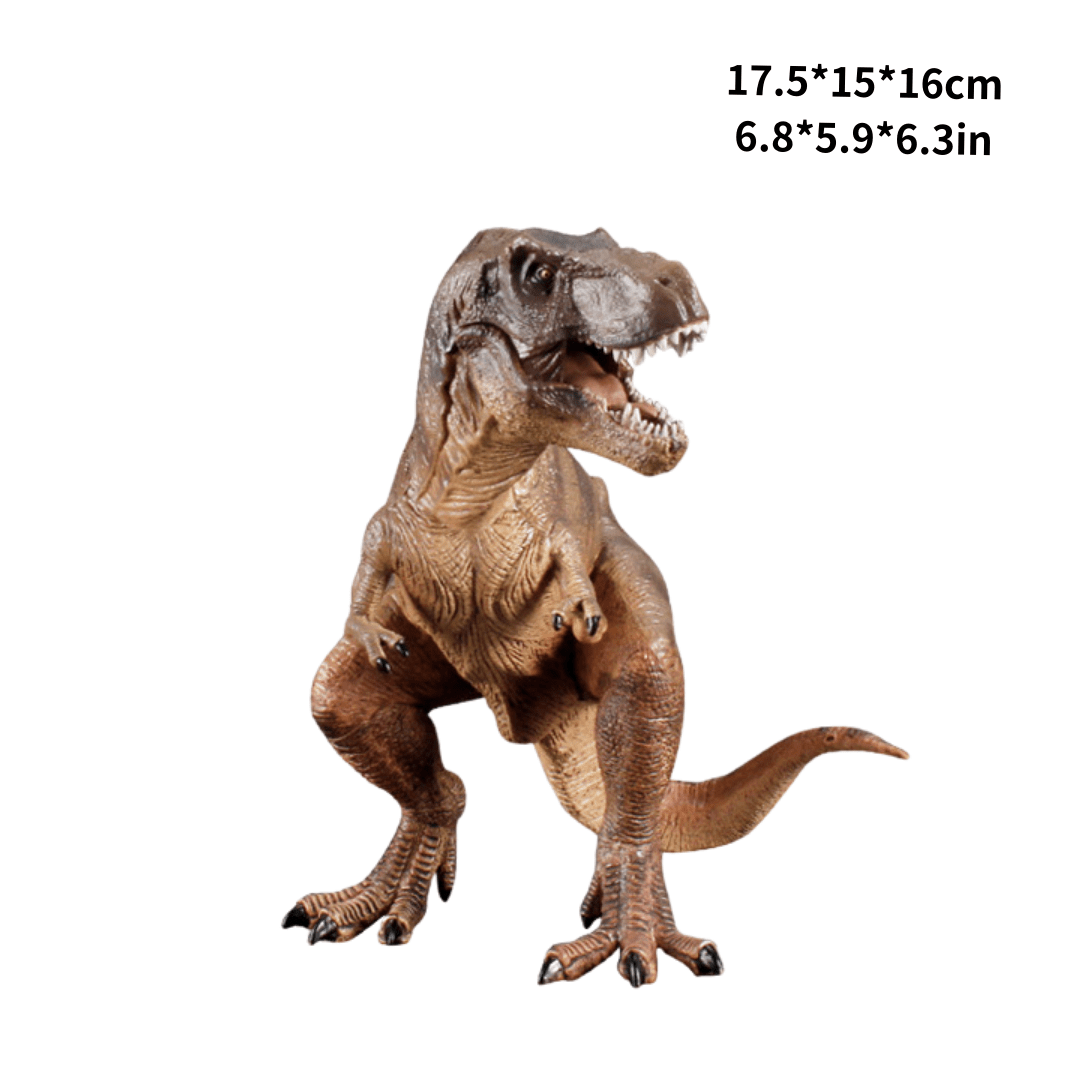11" Realistic T Rex Tyrannosaurus Rex Dinosaur Solid Action Figure Toy Decor Standing / Brown
